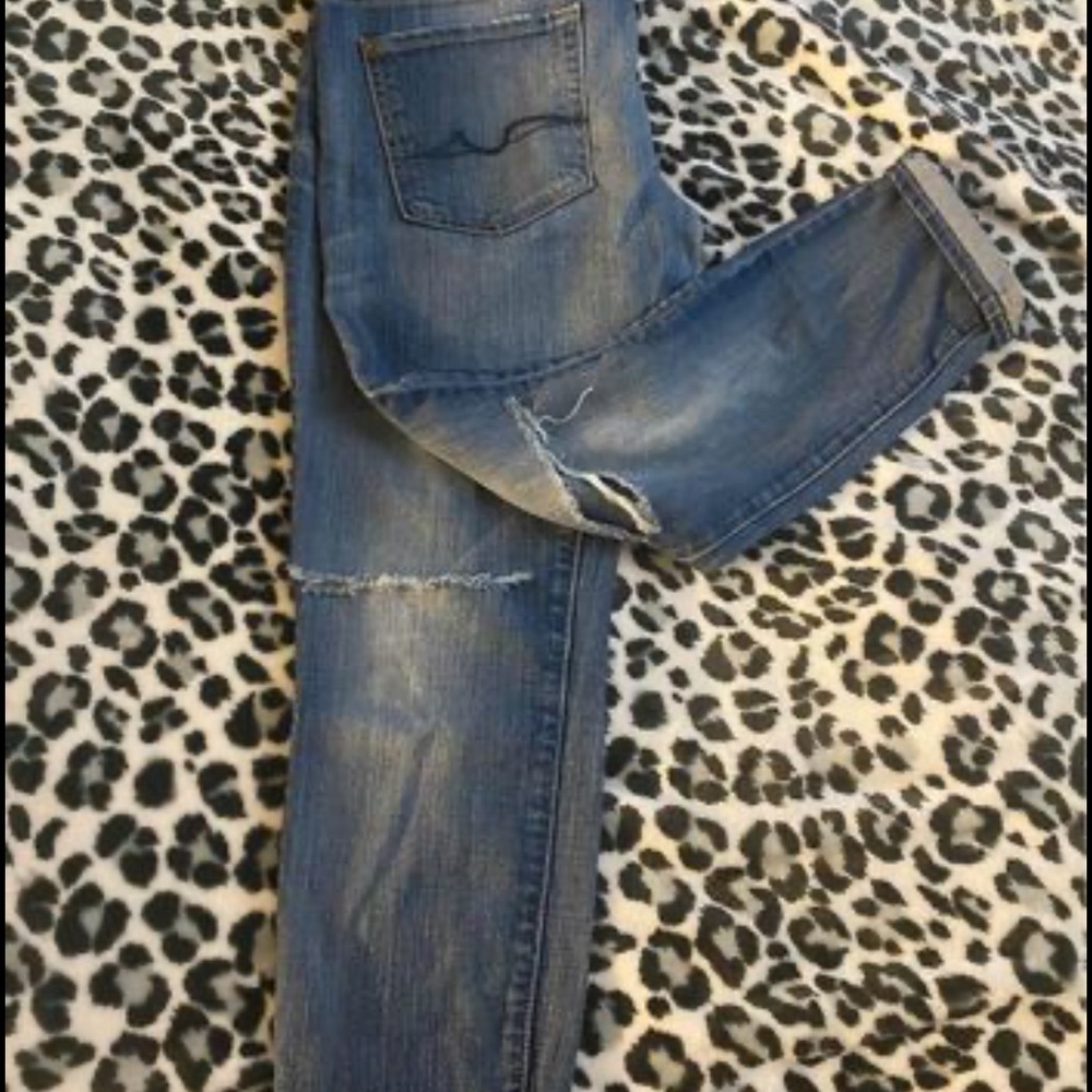 Seven for all mankind cropped Roxanne jeans